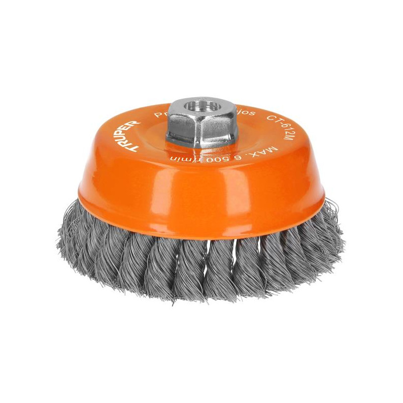  Cardas Copa 5" Trenzado Fino M14 Truper 11544  27.118644 Cardas Copa 5" Trenzado Fino M14 Truper 11544 

Fabricada en acero al 