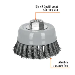  Cardas Copa 4" Trenzado Fino MultiRosca Truper 100852 21.186441 Cardas Copa 4" Trenzado Fino MultiRosca Truper 100852

Fabricad