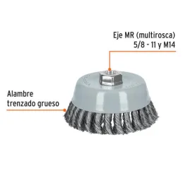  Cardas Copa 5" Trenzado Grueso MultiRosca Truper 100856 27.118644 Cardas Copa 5" Trenzado Grueso MultiRosca Truper 100856

Fabr