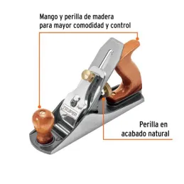  Cepillo para Carpintero Estriado Ancho de Corte 2", en Hierro Ductil, incluye 2 Cuchillas, 4C 12009 Truper 116.101695 Cepillo p