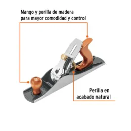  Cepillo para Carpintero Estriado Ancho de Corte 2", en Hierro Ductil, incluye 2 Cuchillas, 5C 12015 Truper 122.033898 Cepillo p