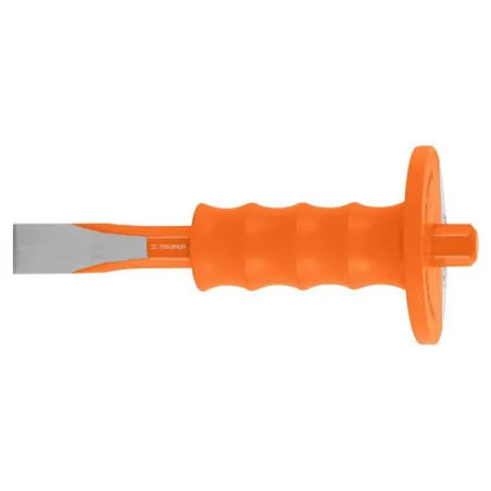  Cincel Plano 8" Cuña 7/8" con Grip , acero al cromo vanadio, protege la mano, C-7/8X8G 12277 Truper 15.847458 Cincel Plano 8" C
