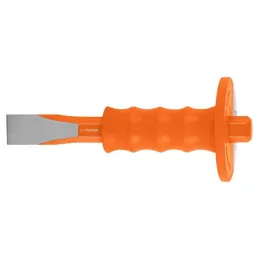  Cincel Plano 8" Cuña 1" con Grip, acero al cromo vanadio, protege la mano, C-1X8G 12276 Truper 17.79661 Cincel Plano 8" Cuña 1"