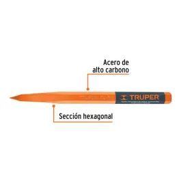  Cincel Punta 14" D7/8", Hexagonales para Concreto acero alto carbono, CU-7/8 13053 Truper 11.186441 Cincel Punta para Concreto 