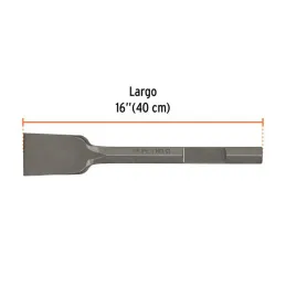  Cinceles de Pala 3" x16" ZHexagonal Para MartilloDemoledor Hex Truper 101232 73.728814 Cinceles de Pala 3" x16" ZHexagonal Para