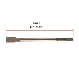  Cinceles SDS Plus Plano Delgado 3/4" x25cm AC para RotoMartillos, Truper 12096 7.79661 Cincel Plano Delgado SDS Plus 3/4" x 10"