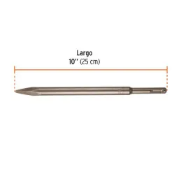  Cinceles SDS Plus Punta 25cm AC para RotoMartillos, Truper 12095 7.79661 Cincel Punta SDS Plus 10", Truper 12095

Fabricado en 