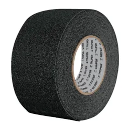  Cintas adhesivas antiderrapantes 2" x5m Negro Pisos y Rampas, Truper 12532 20.338983 Cinta Antiderrapante 2" (50mm) x 5M Negro,