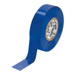  Cintas Aislantes 19mm x18m Azul acrilico E0.18mm Flexible Encogible Truper 12505 2.20339 Cinta Aislante Azul 19 mm x 18 m, Trup