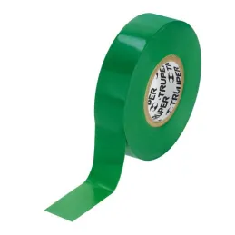 Cintas Aislantes 19mm x18m Verde Acrilico E0.18mm Flexible Encogible Truper 12502 2.20339 Cinta Aislante Verde 19 mm x 18 m, Tr
