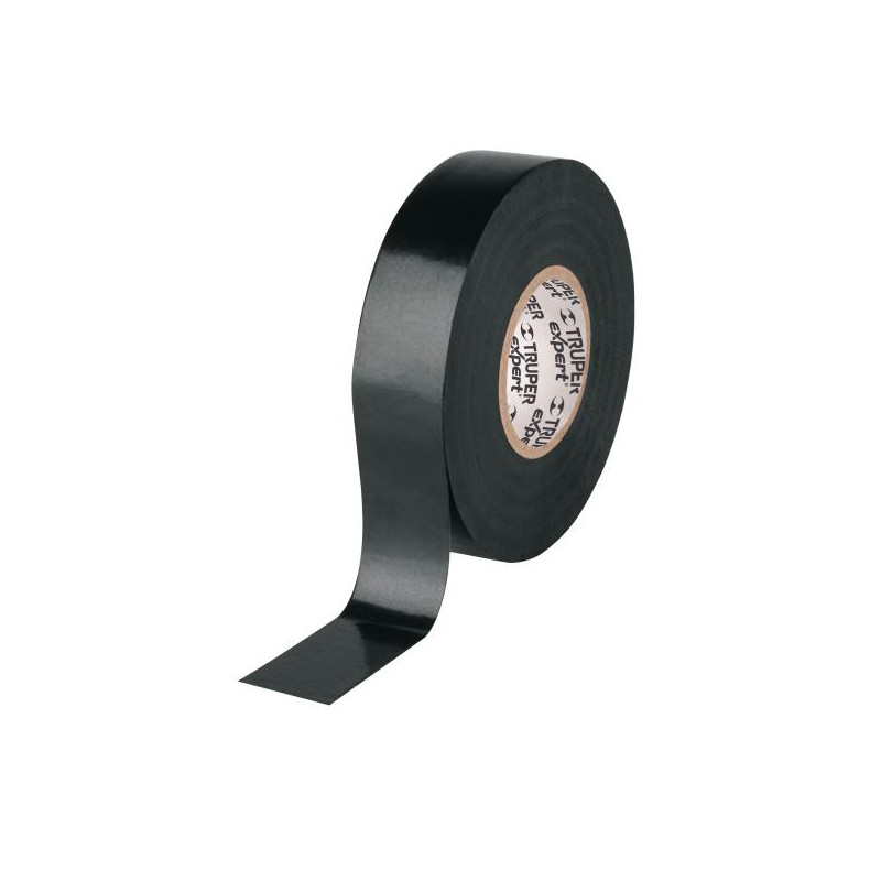  Cintas Aislantes 19mm x18m Negro Retardante Flama 500V, Truper 19954 2.542373 Cinta Aislante Negra 19 mm x 18 m, Truper Expert 