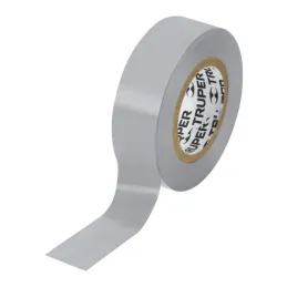  Cintas Aislantes 19mm x9m Gris Acrilico E0.18mm Flexible Encogible Truper 13516 1.186441 Cinta Aislante Gris 19 mm x 9 m, Trupe