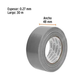  Cintas Ducte Tape 48mm x30m Resistente a Temperaturas Truper 10933 15.423729 Cintas Ducte Tape 48mm x30m Resistente a Temperatu