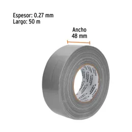  Cintas Ducte Tape 48mm x50m Resistente a Temperaturas Truper 10944 25.423729 Cintas Ducte Tape 48mm x50m Resistente a Temperatu