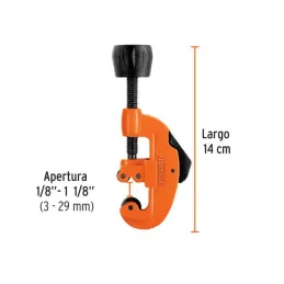  Cortador de Tubo de Cobre Apertura 1 1/8", Incluye Cuchilla de Repuesto, COTA-30E 12853 Truper 27.118644 Cortador de Tubo de Co