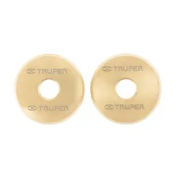  Cuchilla de Repuesto para cortapisos CAZ, REP-CAZ-2 12936 Truper 16.101695 Repuesto con 2 Cuchillas Titanio para Cortador de Az