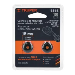  Cuchilla de Repuesto para Cotadora de Tubo COT-16 COT-50 COT-30 COT-32, REP-COTS 12862 Truper 6.101695 Repuesto con 2 Cuchillas