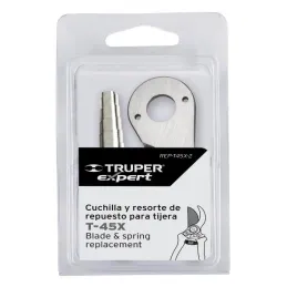  Cuchilla y resorte de repuesto para 18469 T-45X, Truper 14715 14.915254 Cuchilla y Resorte de Repuesto para Tijera T-45X, Trupe