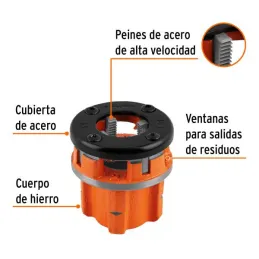  Dado para Tarraja 3/4" Cuerda 14 NPT Compatible con TA-850 TA851, D-850-3/4 13076 Truper 32.20339 Dado Tarraja para Tubo 3/4" C