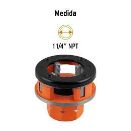 Dado para Tarraja 1 1/4" Cuerda 11 1/2NPT Compatible con TA-850 TA851, D-850-1-1/4 13080 Truper 36.440678 Dado Tarraja para Tub Dado para Tarraja 1 1/4" Cuerda 11 1/2NPT Compatible con TA-850 TA851, D-850-1-1/4 13080 Truper 36.440678 Dado Tarraja para Tub