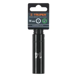  Dados 14mm E1/2 Impacto Tubulares Hexagonales CrMolibdeno, Truper 12426 10.762712 Dados Largo Impacto 14mm Hexagonales Encastre