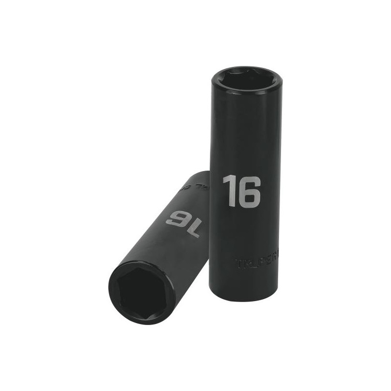  Dados 16mm E1/2 Impacto Tubulares Hexagonales CrMolibdeno, Truper 12428 10.762712 Dados Largo Impacto 16mm Hexagonales Encastre