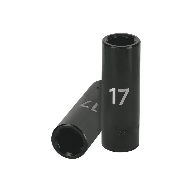  Dados 17mm E1/2 Impacto Tubulares Hexagonales CrMolibdeno, Truper 12429 11.186441 Dados Largo Impacto 17mm Hexagonales Encastre