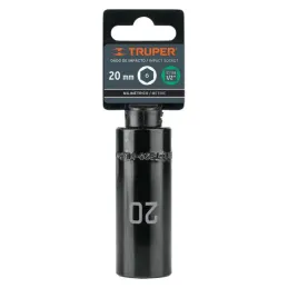  Dados 20mm E1/2 Impacto Tubulares Hexagonales CrMolibdeno, Truper 12432 13.559322 Dados Largo Impacto 20mm Hexagonales Encastre