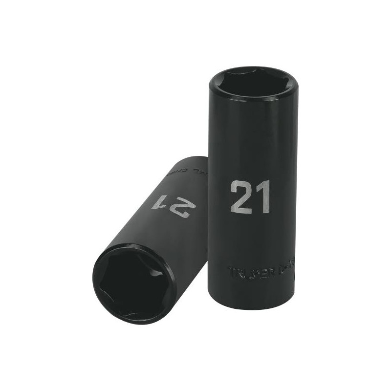  Dados 21mm E1/2 Impacto Tubulares Hexagonales CrMolibdeno, Truper 12433 13.559322 Dados Largo Impacto 21mm Hexagonales Encastre