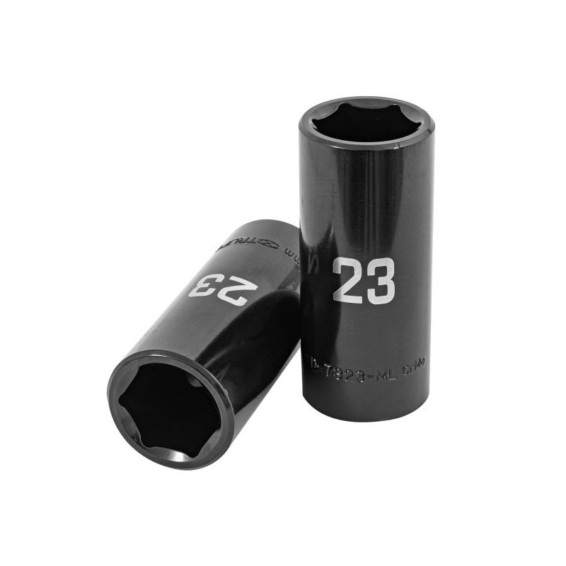  Dados 23mm E1/2 Impacto Tubulares Hexagonales CrMolibdeno, Truper 100922 15.423729 Dados Largo Impacto 23mm Hexagonales Encastr