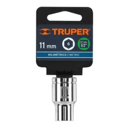  Dados 11mm E1/2 Hexagonales CrVanadio, Truper 13261 4.067797 Dados 11mm Hexagonales Encastre 1/2", Truper 13261

Fabricado en a