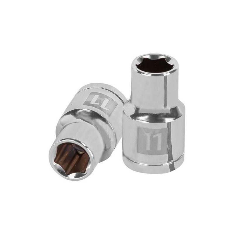  Dados 11mm E1/2 Hexagonales CrVanadio, Truper 13261 4.067797 Dados 11mm Hexagonales Encastre 1/2", Truper 13261

Fabricado en a