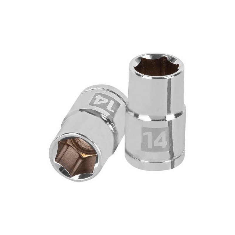  Dados 14mm E1/2 Hexagonales CrVanadio, Truper 13264 4.067797 Dados 14mm Hexagonales Encastre 1/2", Truper 13264

Fabricado en a