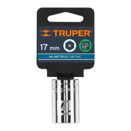  Dados 17mm E1/2 Hexagonales CrVanadio, Truper 13267 4.067797 Dados 17mm Hexagonales Encastre 1/2", Truper 13267

Fabricado en a