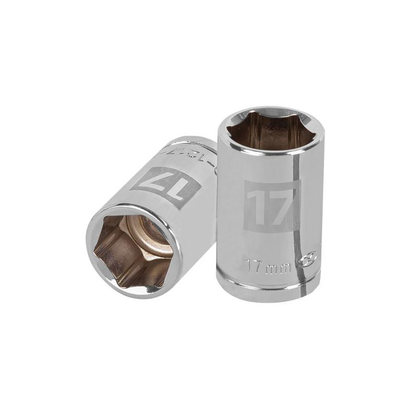  Dados 17mm E1/2 Hexagonales CrVanadio, Truper 13267 4.067797 Dados 17mm Hexagonales Encastre 1/2", Truper 13267

Fabricado en a