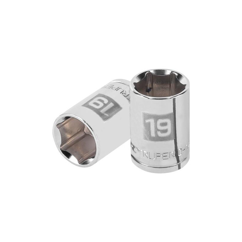  Dados 19mm E1/2 Hexagonales CrVanadio, Truper 13269 4.745763 Dados 19mm Hexagonales Encastre 1/2", Truper 13269

Fabricado en a