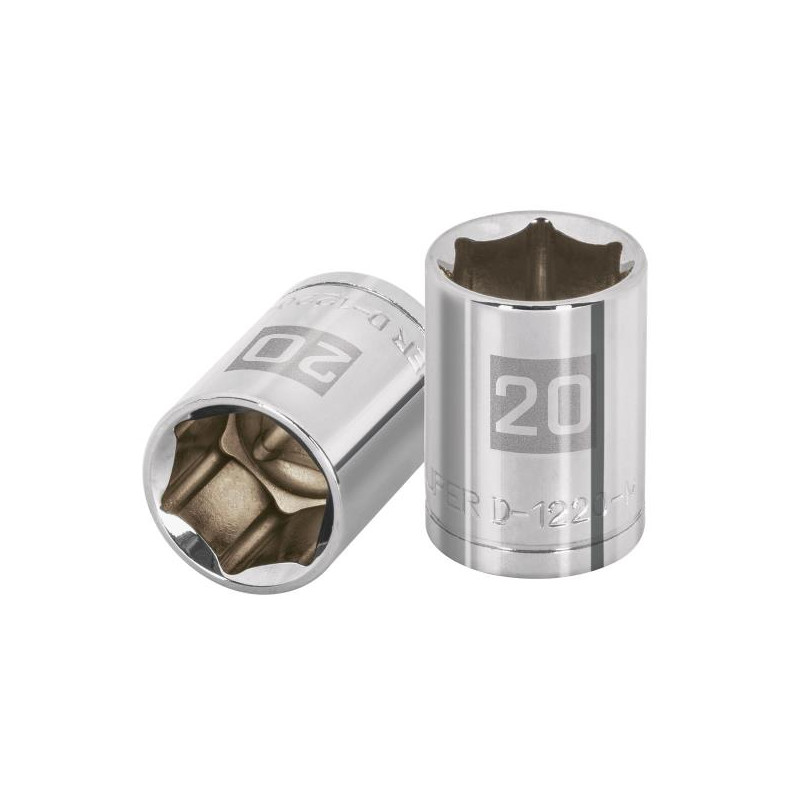  Dados 20mm E1/2 Hexagonales CrVanadio, Truper 13270 5.169492 Dados 20mm Hexagonales Encastre 1/2", Truper 13270

Fabricado en a