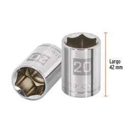  Dados 20mm E1/2 Hexagonales CrVanadio, Truper 13270 5.169492 Dados 20mm Hexagonales Encastre 1/2", Truper 13270

Fabricado en a