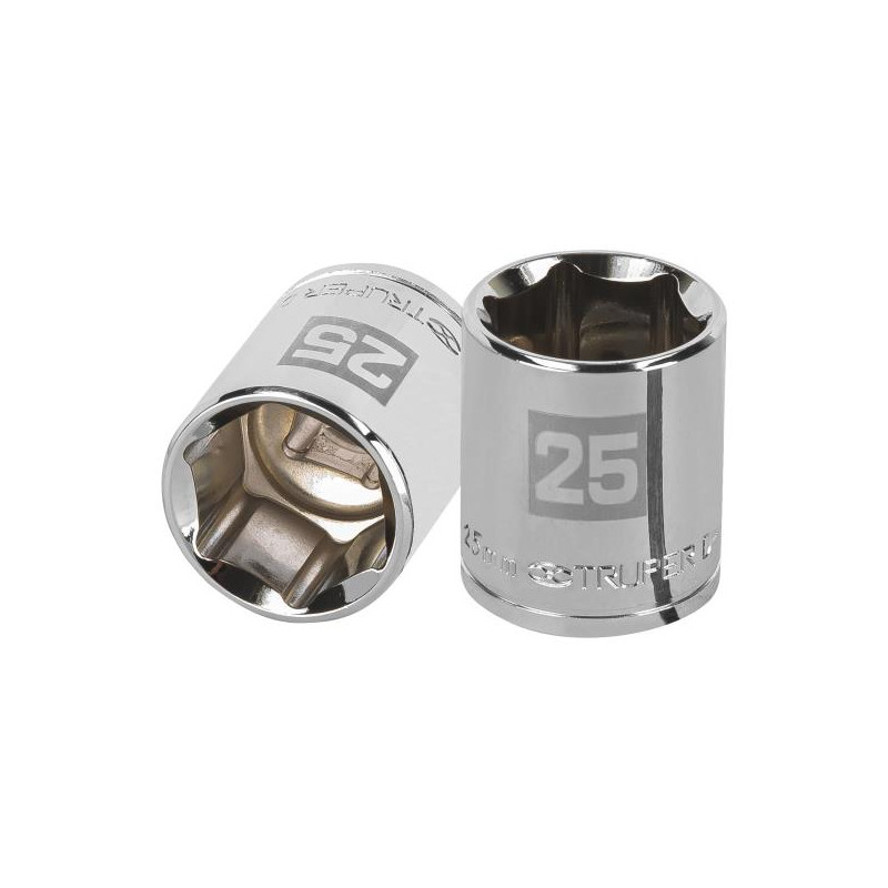  Dados 25mm E1/2 Hexagonales CrVanadio, Truper 13275 7.288136 Dados 25mm Hexagonales Encastre 1/2", Truper 13275

Fabricado en a