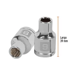  Dados 9mm E1/2 Poligonales CrVanadio, Truper 13523 4.067797 Dados 9mm E1/2 Poligonales CrVanadio, Truper 13523

Fabricado en ac