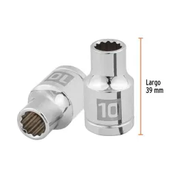  Dados 10mm E1/2 Poligonales CrVanadio, Truper 13524 4.067797 Dados 10mm E1/2 Poligonales CrVanadio, Truper 13524

Fabricado en 