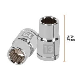  Dados 13mm E1/2 Poligonales CrVanadio, Truper 13527 4.067797 Dados 13mm E1/2 Poligonales CrVanadio, Truper 13527

Fabricado en 