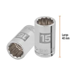  Dados 15mm E1/2 Poligonales CrVanadio, Truper 13529 4.067797 Dados 15mm E1/2 Poligonales CrVanadio, Truper 13529

Fabricado en 