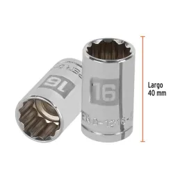  Dados 16mm E1/2 Poligonales CrVanadio, Truper 13530 4.067797 Dados 16mm E1/2 Poligonales CrVanadio, Truper 13530

Fabricado en 