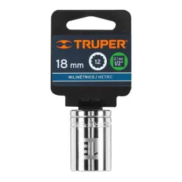  Dados 18mm E1/2 Poligonales CrVanadio, Truper 13532 4.745763 Dados 18mm E1/2 Poligonales CrVanadio, Truper 13532

Fabricado en 