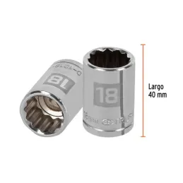  Dados 18mm E1/2 Poligonales CrVanadio, Truper 13532 4.745763 Dados 18mm E1/2 Poligonales CrVanadio, Truper 13532

Fabricado en 