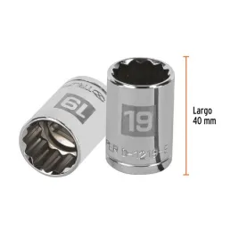  Dados 19mm E1/2 Poligonales CrVanadio, Truper 13533 4.745763 Dados 19mm E1/2 Poligonales CrVanadio, Truper 13533

Fabricado en 