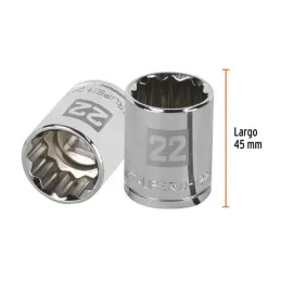  Dados 22mm E1/2 Poligonales CrVanadio, Truper 13536 5.847458 Dados 22mm E1/2 Poligonales CrVanadio, Truper 13536

Fabricado en 