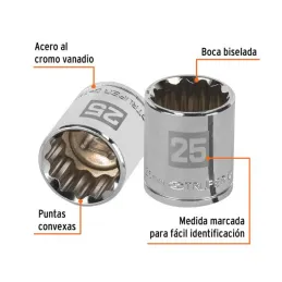 Dados 25mm E1/2 Poligonales CrVanadio, Truper 13539 7.288136 Dados 25mm E1/2 Poligonales CrVanadio, Truper 13539
Fabricado en Dados 25mm E1/2 Poligonales CrVanadio, Truper 13539 7.288136 Dados 25mm E1/2 Poligonales CrVanadio, Truper 13539
Fabricado en