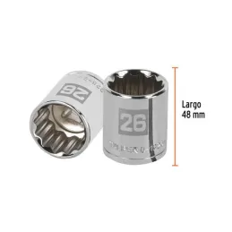  Dados 26mm E1/2 Poligonales CrVanadio, Truper 13540 7.79661 Dados 26mm E1/2 Poligonales CrVanadio, Truper 13540



Fabricado en